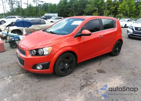 2013 Chevrolet Sonic Ltz Manual из США, поврежденный, VIN 1G1JF6SB8D4178881
